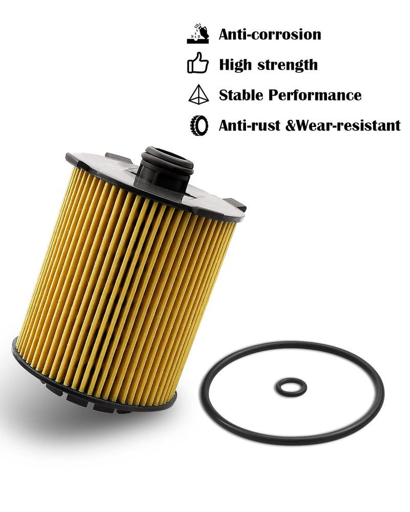 GUZIKO 2Pcs Oil Filters Fit for Volvo XC90 C60 S90 2015-2020 Replace 31372212 32140029 - Image 3